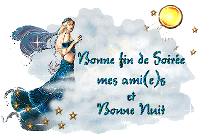 bonne fin de soiree mes amie qui vont sur mon blog